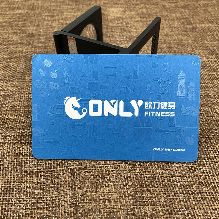 Custom design 0.76MM thick PVC  business card Elegant Gold Silver Foil Emboss Finishing White Custom Business Printing card