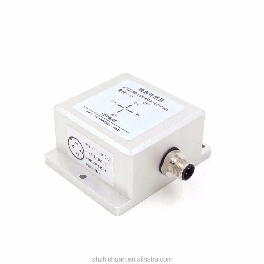 
ZC 0.001 degree high precision dual axis digital inclinometre inclination sensor RS485 output 