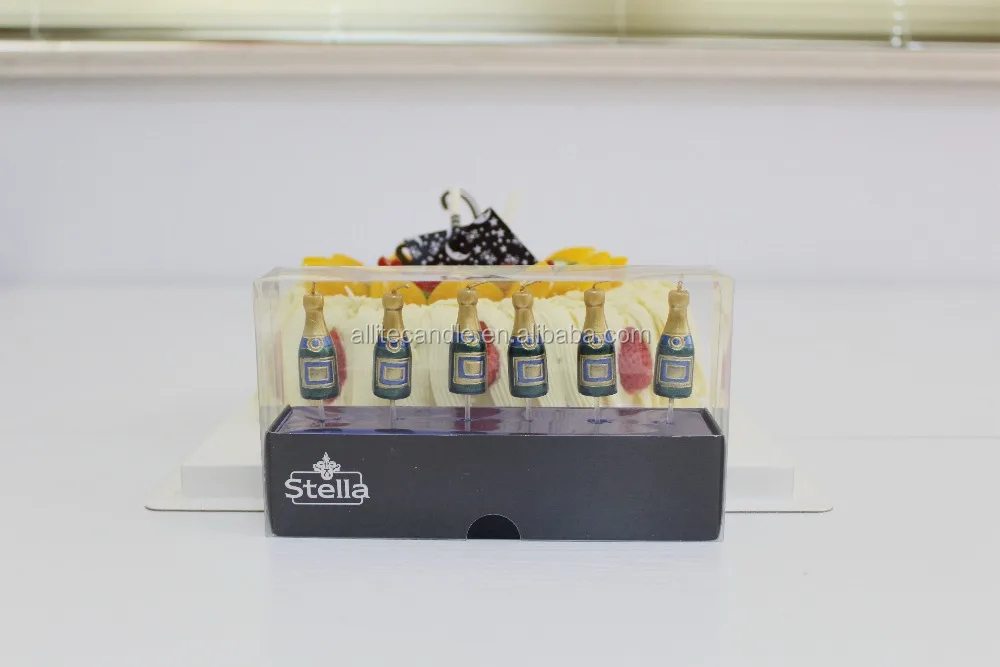 Sell cakes product color flame birthday candles and festival color flame party candle birthday