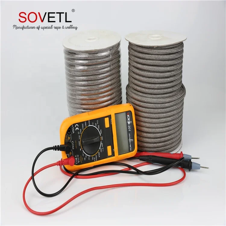 
Stainless Steel Braided Rope - Conductive,Anti static 