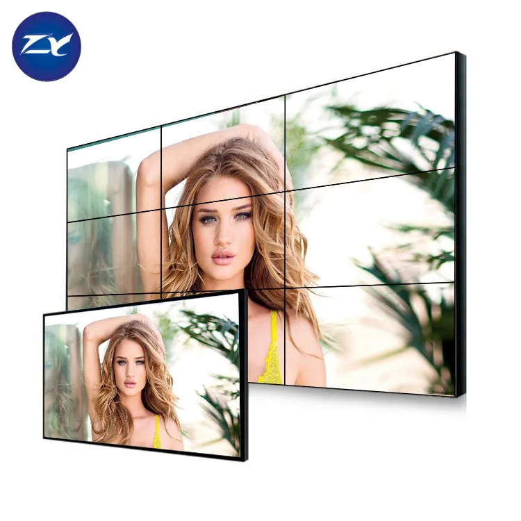 49 Inch samsung 4k screen 3x3 video wall mount lcd videowall controller