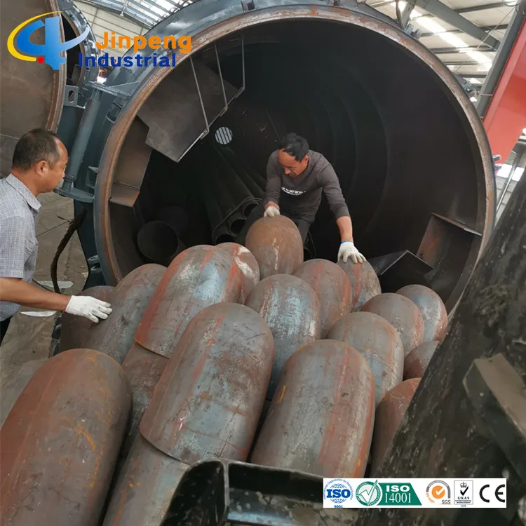 Waste Tire Used Tyre Scrap Plastic Pyrolysis Plant with National Patent