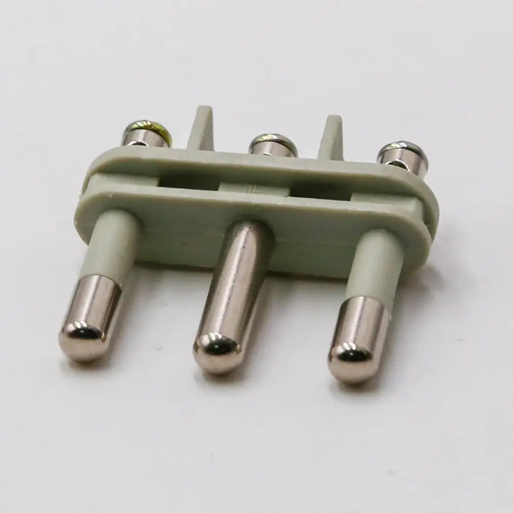 IT-106 italy plug insert 5.0MM 16A 3-pin,3-pole,3-prong Semi-insulated for adapter