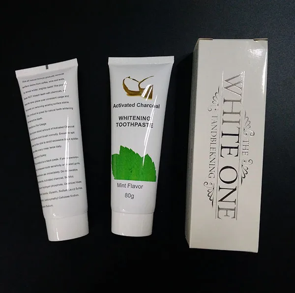 
Activated charcoal teeth whitening toothpaste 