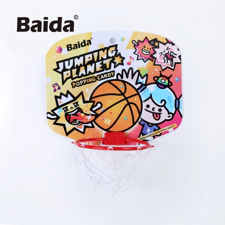 Wholesale lovely popping candy with basketball game toy