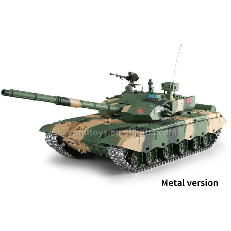 1/16 Scale Radio Remote Control Chinese ZTZ 99A MBT Air Soft Battle Tank with Smoke & Sound