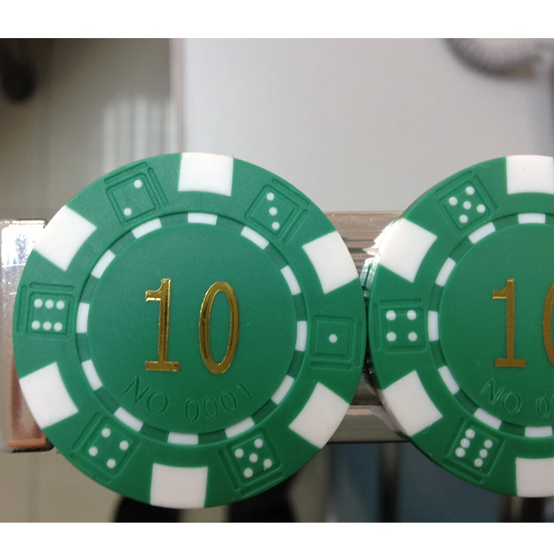 Casino Chip with silk screen Printing for events or charity keychain poker chips