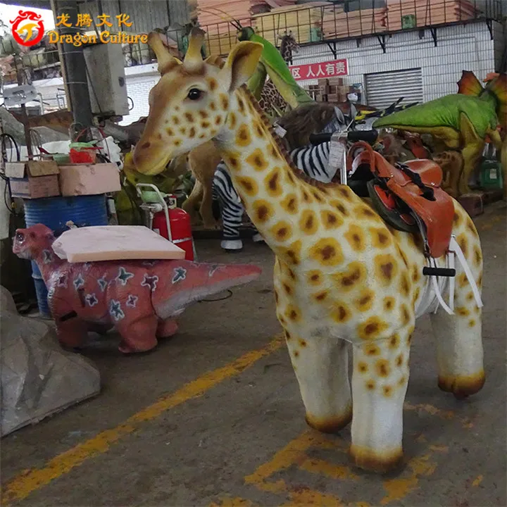 
Playground Equipment Artificial Electric Control Walking Zebra Robot Ride For Sale 
