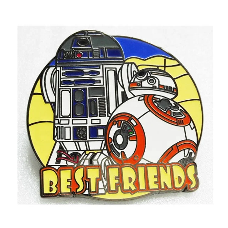 Custom Wedding Souvenirs purple glitter Hard Enamel Pin Badges