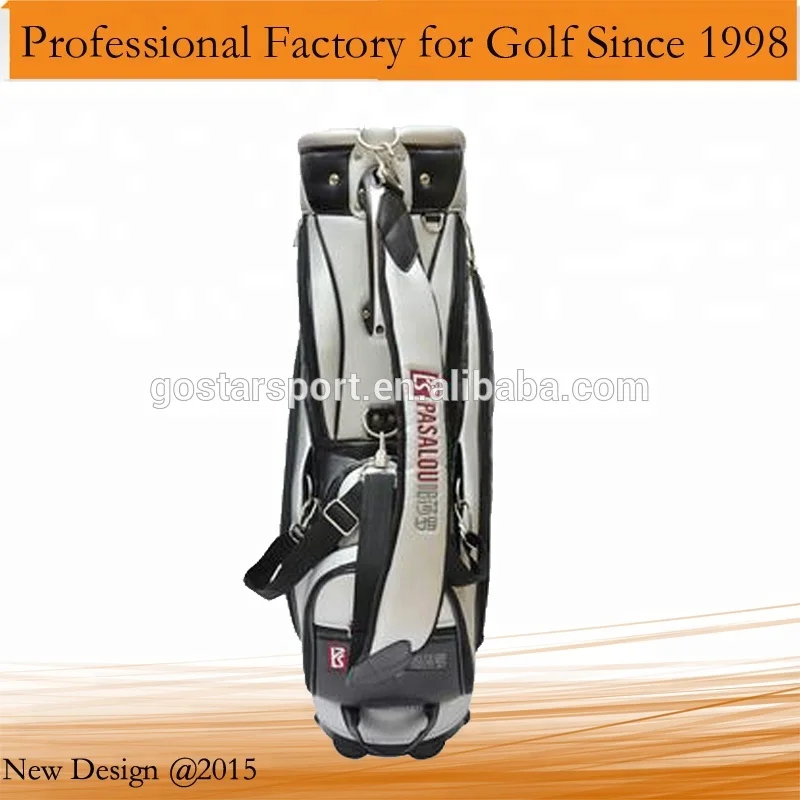 Soft and Durable PU Golf Staff Bag Golf Tour Bag