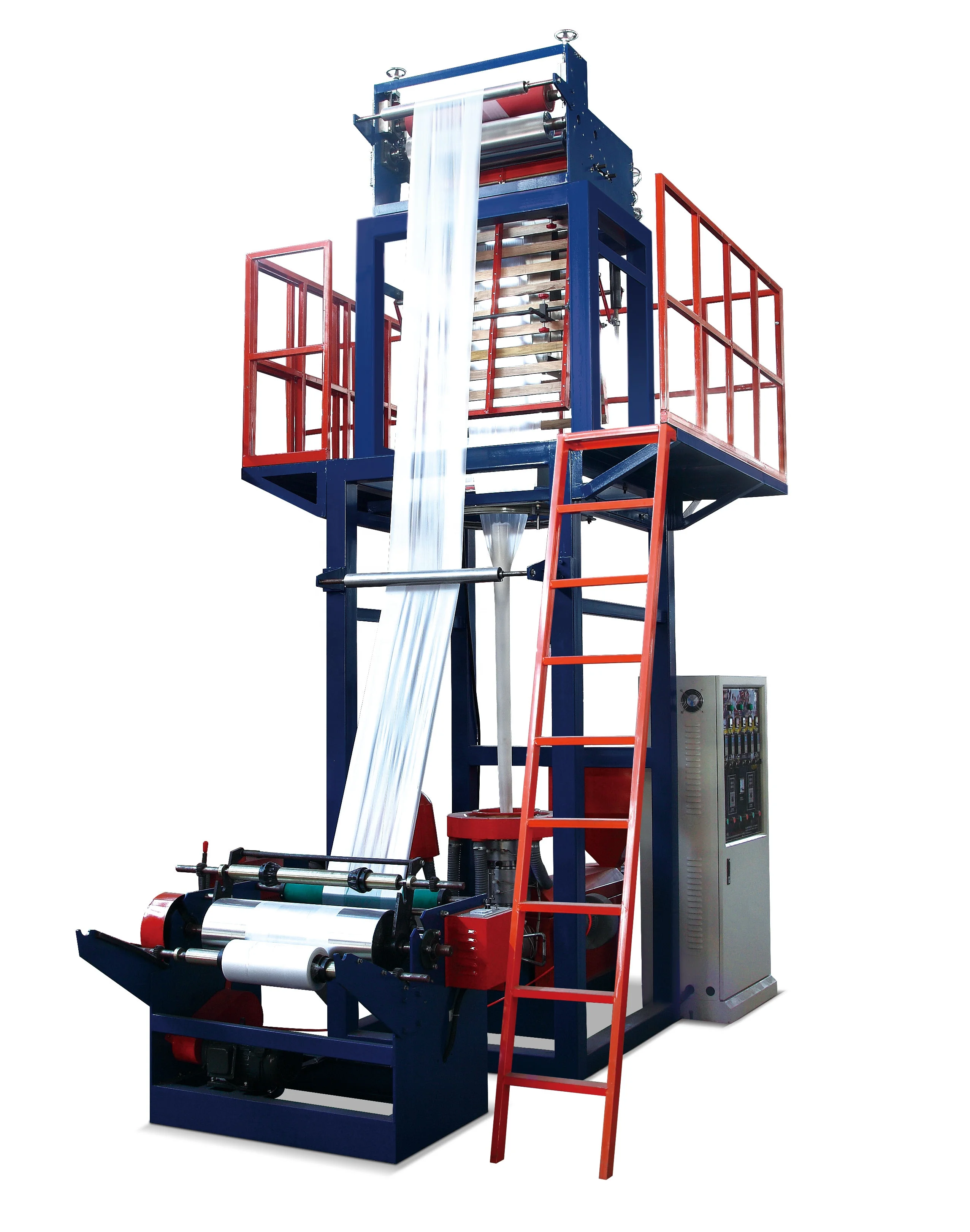 High Speed Recycled LDPE/HDPE Biodegradable/PVA/PLA Blown Extrusion Plastic Film Extruder Machine