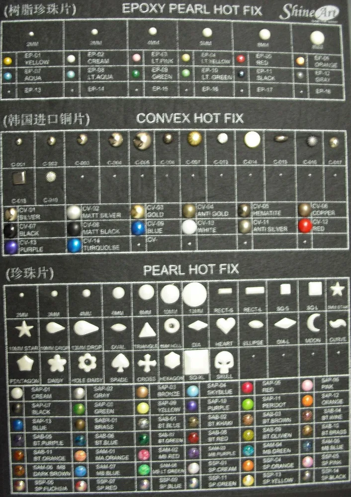 2016 Fashion Crystal Hot Fix Rhinestone Motif for T shirt