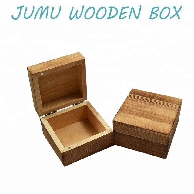 burned pine wood gift packaging box cheap price
