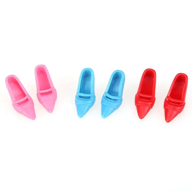 12 Pairs Fashion Doll Shoes High Heel Shoes Sandals Cute Colorful Assorted Shoes for  Doll Accessories Baby Toys Gift