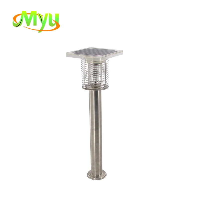 Popular Outdoor Rechargeable UV LED DC Adapted Solar Electronic Bug Zapper Mosquito Killer