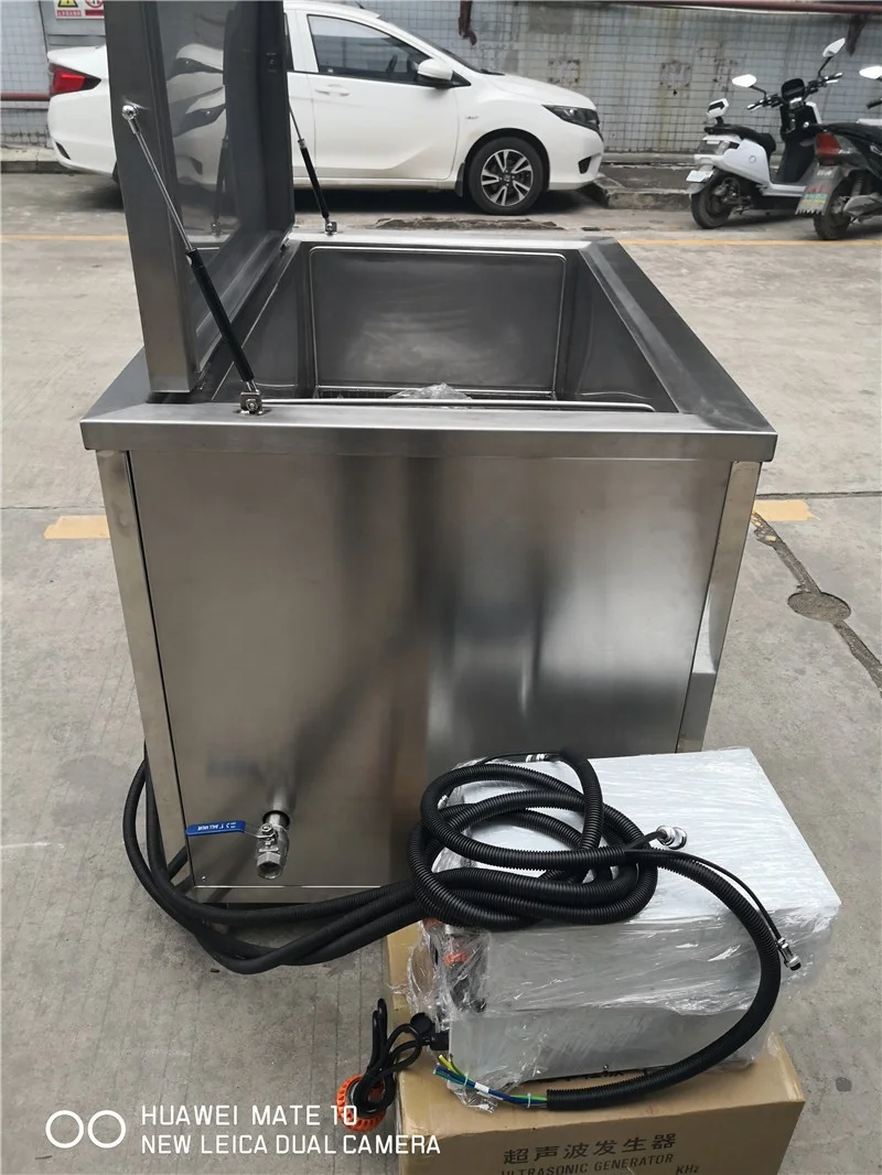 Heavy Duty Ultrasonic Engine Cleaner For Metal Spare Parts Particulate Filter Blind Void