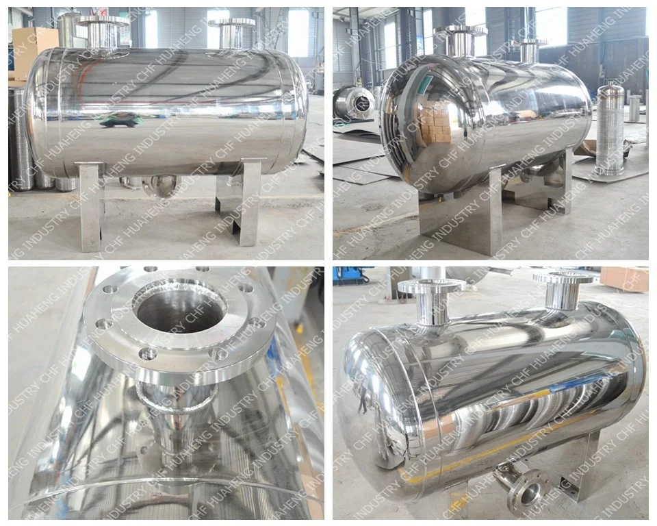 Stainless steel 304/316L water tank 1000 liter horizontal type stainless steel water storage tank