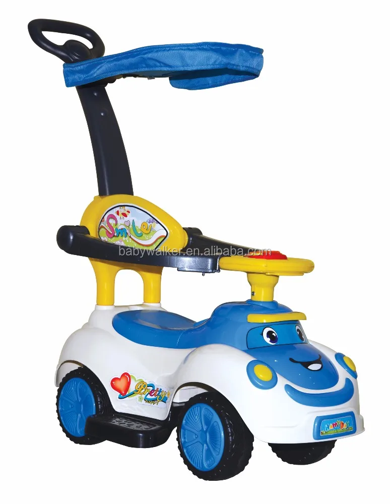 swing car or children ride on toy car with canopy BM8Q06-4