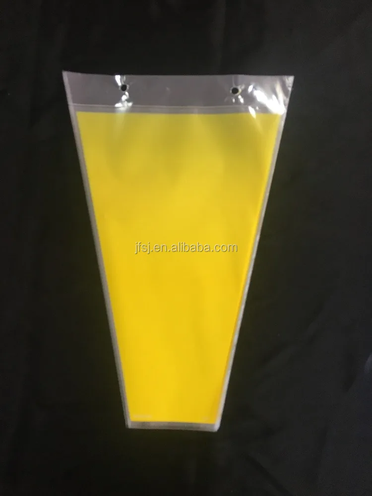  flower sleeves for pot plant packing custom print logo bag plastic sleeve