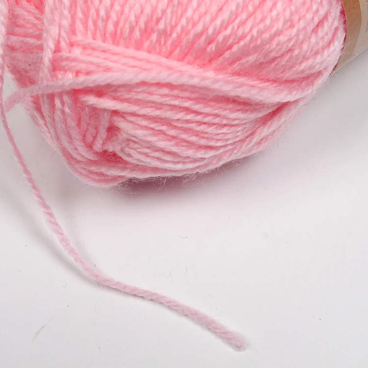 
100% Acrylic Dope Dyed Yarn Cheap South Korea Acrylic Yarn For Weaving 