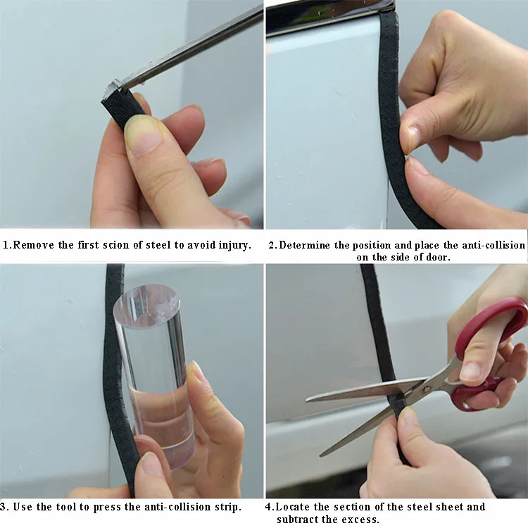 
4.5m Door Edge Rubber Trim Steel Insert Weather Strip Air Seal For Car Boat Van 