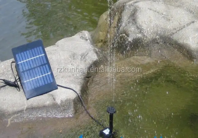 Eco-friendly floating Garden Submersible High head mini solar water fountain pump