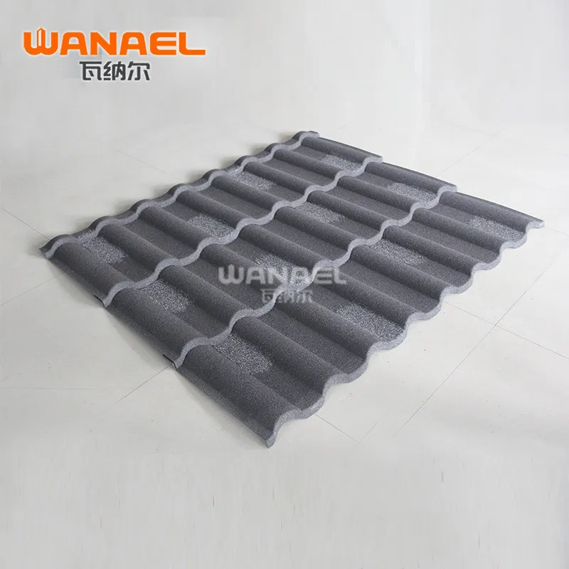 
Foshan Factory Coffee Spots Building Material Stone Coated Metal Roofing Sheet Shingle Type Steel Roof 