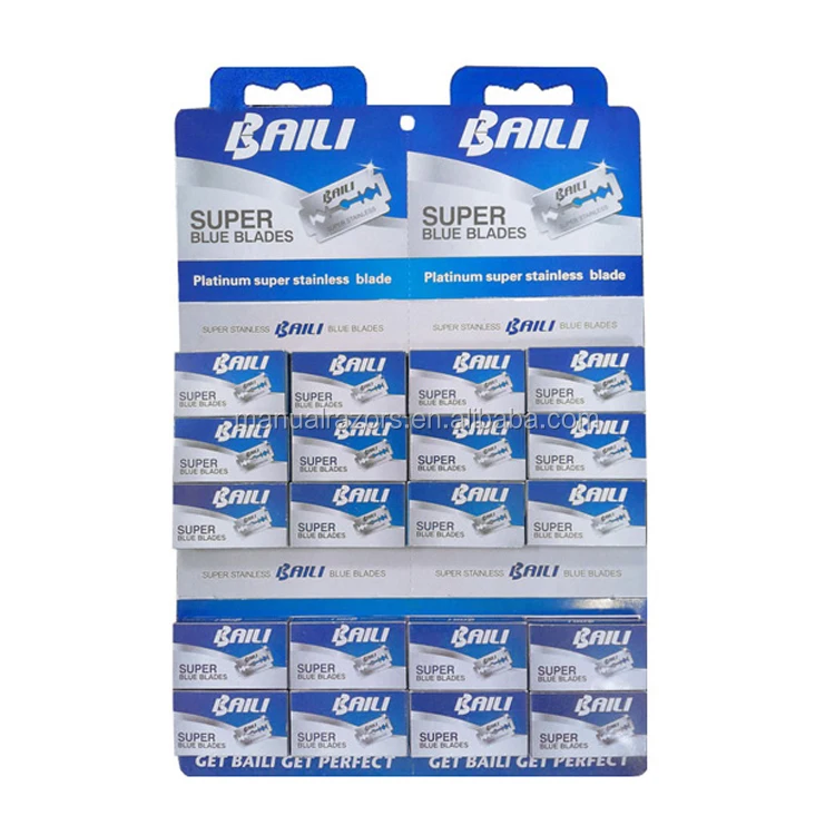
Best Wholesale 1 CARTON 50 Packs Baili Razor Blades for SALON BARBER SHOP SHAVE PARLOR 