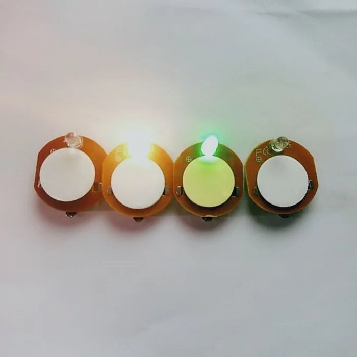 Single Blue color Wire Free LED/micro led flashing lights