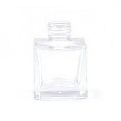 Popular 50ML Square Diffuser Bottle with Natural Rattan Sticks