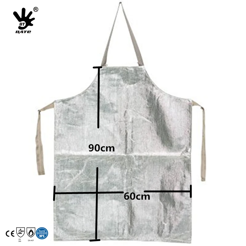Aluminum foil apron heat resistant oven grill