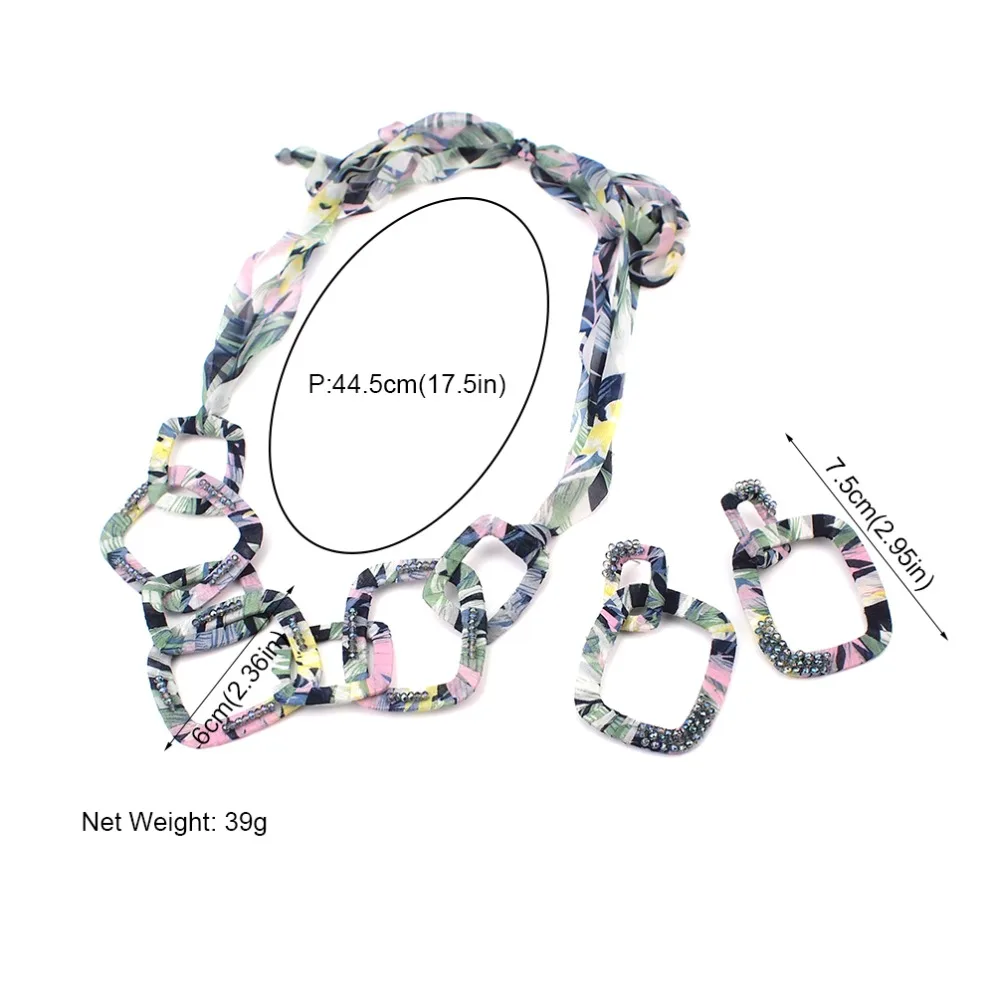 HANSIDON Unique Charm Blue Rhinestones Statement Jewelry Sets Women Gold Choker Necklace Bracelets Set Fashion Bangles Torques