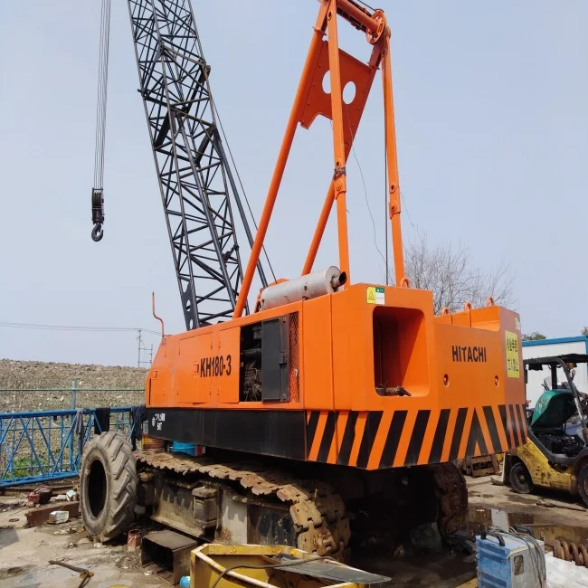 50 ton hitachi KH180-3 crawler crane original from Japan good condition cheap price top sale in shanghai