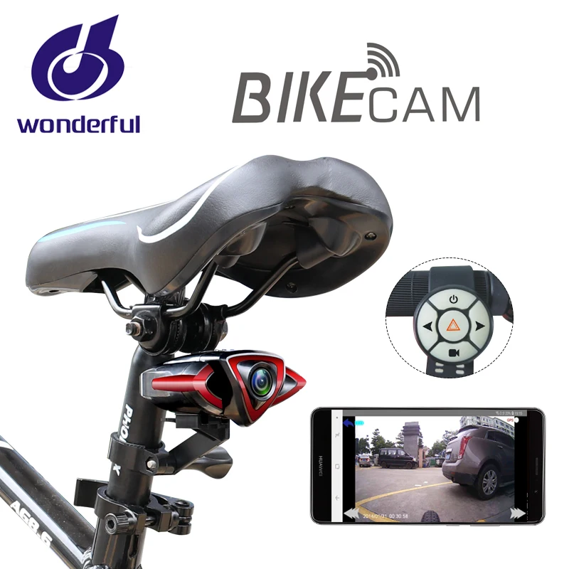 Latest unique usb rechargeable bicycle cam road cycling safety flashlight bicycle camera light with wifi and GPS tracking