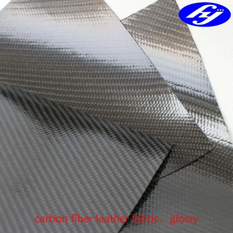 TPU coated carbon fiber fabric for bags and wallets