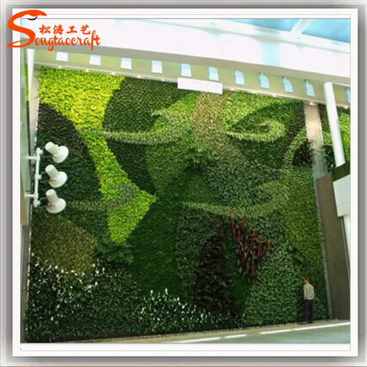 garden vertical artificial green wall new product fake plant wall green wall for sale