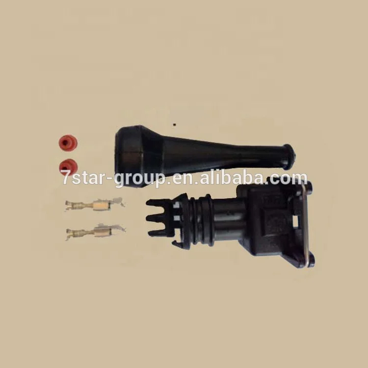 282189-1 927770-3 828905-1  2 Way Junior Power Timer auto connector With Terminals Boot and Cable Seals