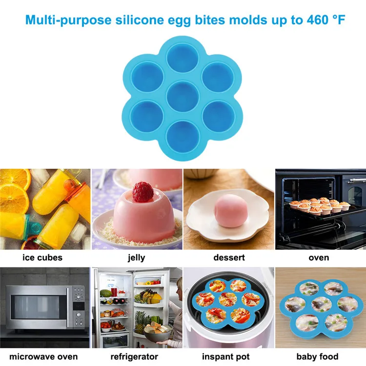 10 шт. аксессуары для мгновенных кастрюль, совместимые с 5,6,8Qt, включая корзины для отпаривания, сковорода для пружины, полку для яиц, форму для укусов яиц