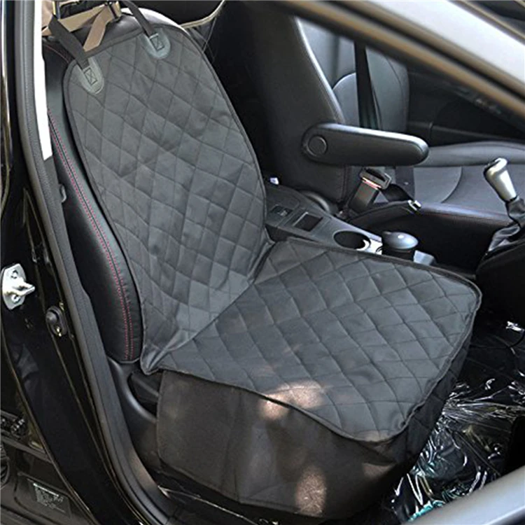 
Black fashion Quilted front waterproof car seat cover bucket seat dogs with anchor 