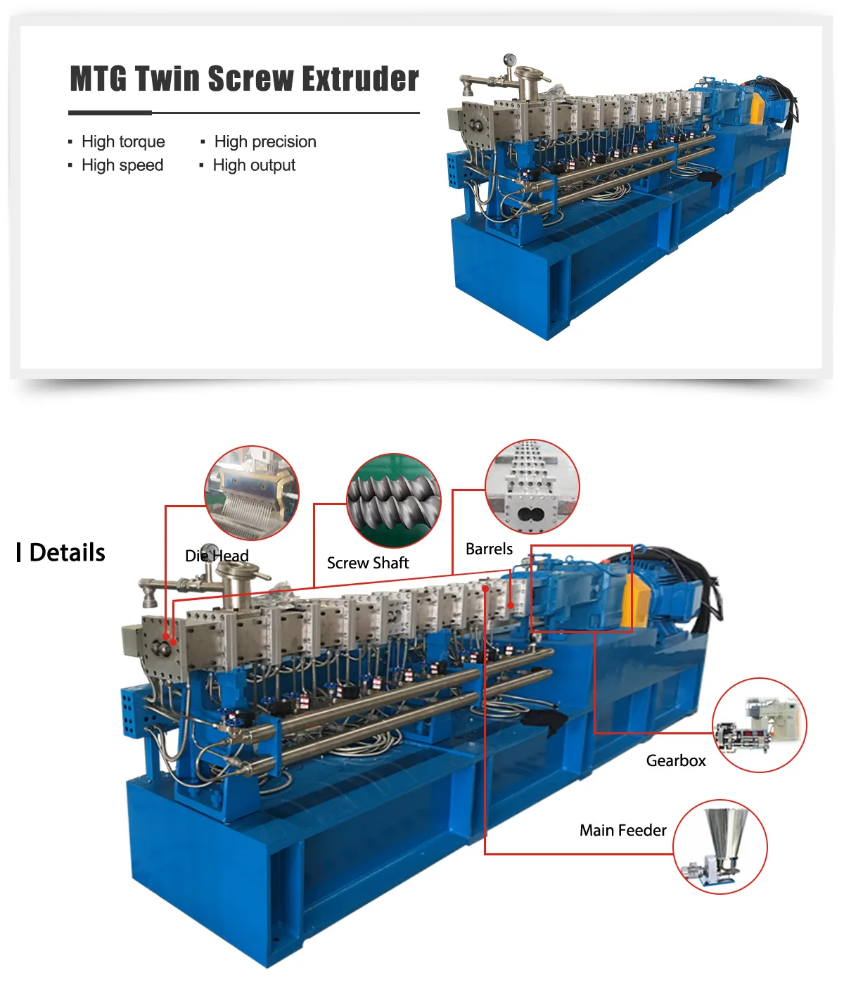 WPC wood-plastic pellet extruder machine , plastic recycling extruder ,PVC PET plastic pelletizing line
