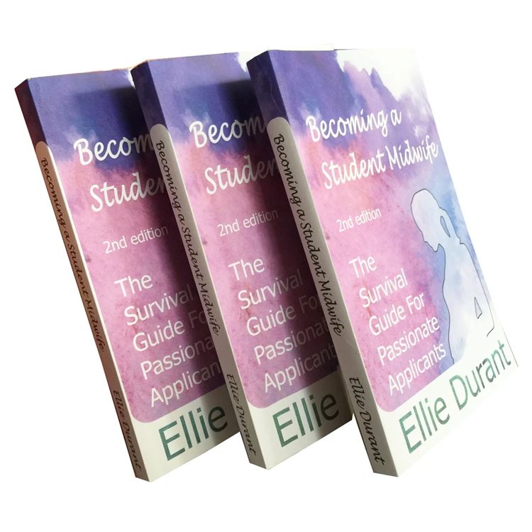 Professional book printing services custom A4 size perfect bound book printing