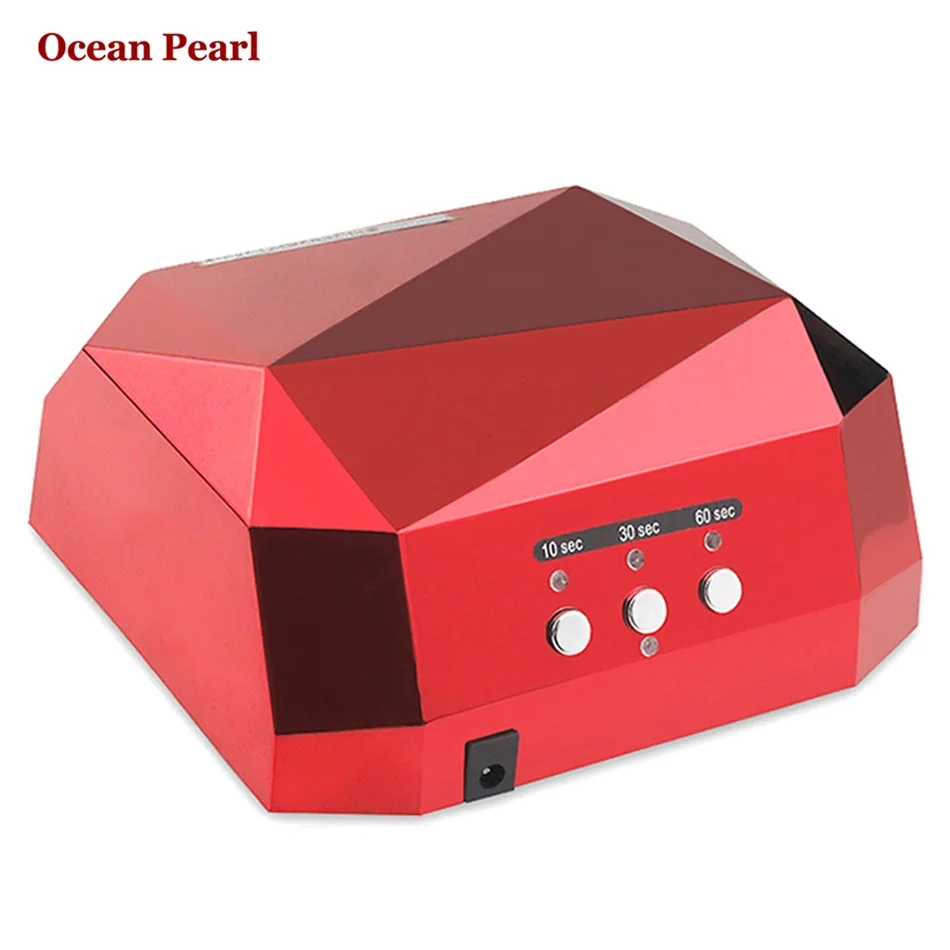 36W UV Lamp LED Ultraviolet Lamp UV Nail Dryer Nail Lamp Diamond Shaped CCFL Curing for