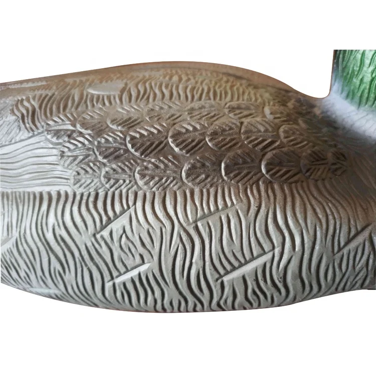 14 inch plastic green head mallard duck floater decoys hunting decoy plastic material