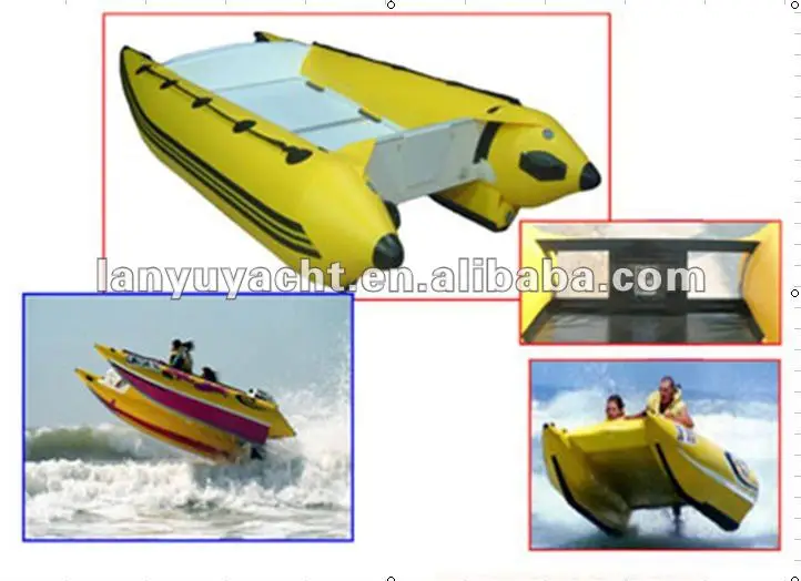 CE inflatable catamaran boat