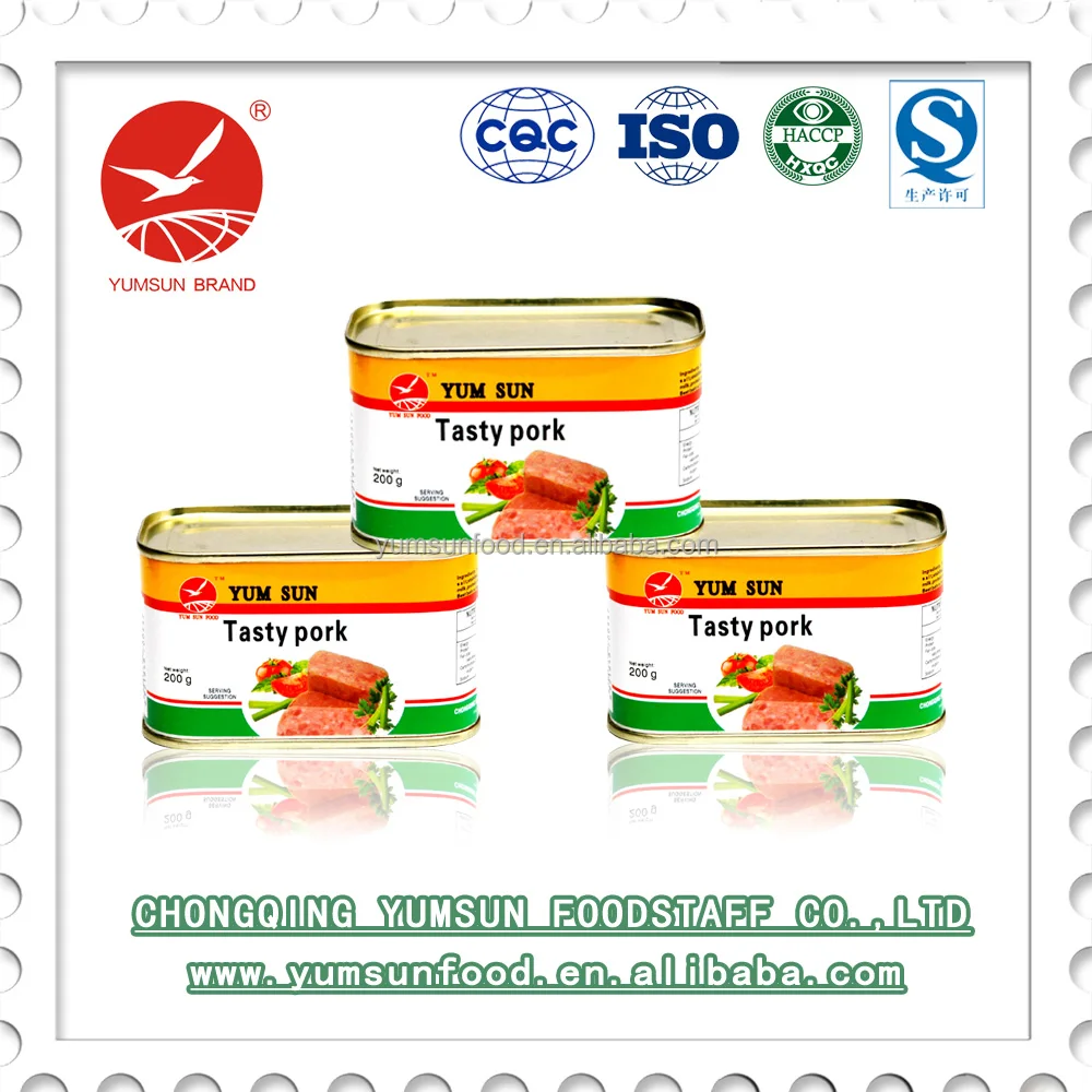 canned pork luncheon meat food