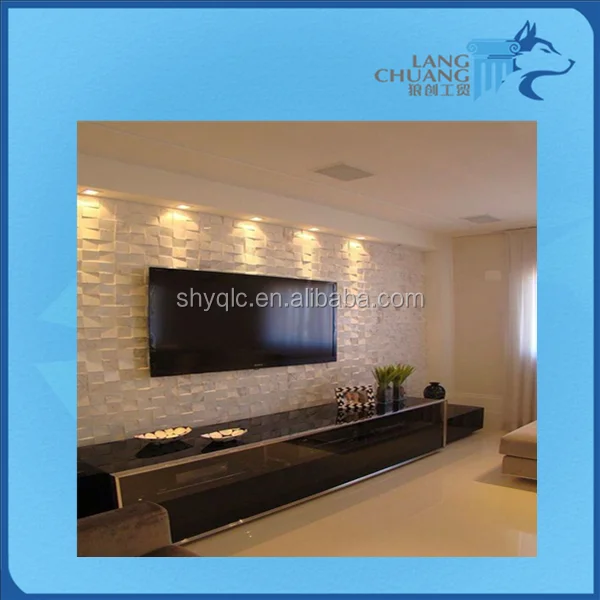 
Foyer Art Decor 3D Embossed GFRG Little Square Wall Board 