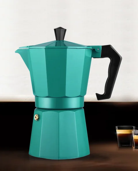 2016 Italy OEM color aluminum professional moka coffee maker