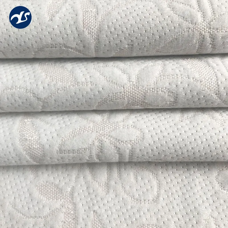 
tricot fabric for mattress 100% polyester mattress ticking fabric 