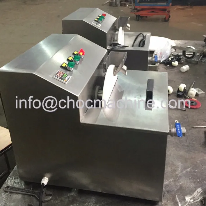 chocolate tempering machine 60kg with vibrator and pouring
