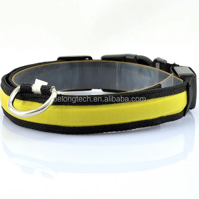 Pet Dog LED Glowing Collar Luminous Flashing Necklace Outdoor Walking Night Safety Supplies
